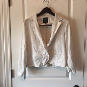 Color Swatch White Blazer